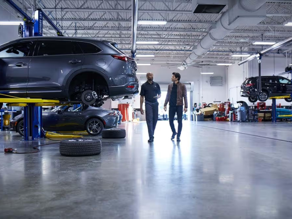 Mazda vehicle being recovered to an approved bodyshop